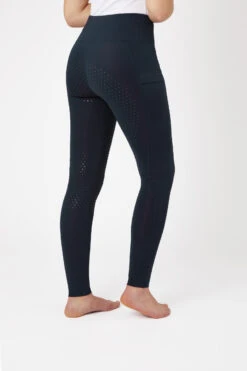 Horze Damen Vollbesatzreitleggings Mit Mesh-Beinabschlüssen -Cavallo Verkäufe 36910 db 02