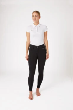 Horze Reithose Mit Silikonvollbesatz Und Kristall-Taschen -Cavallo Verkäufe 36952 BL 3