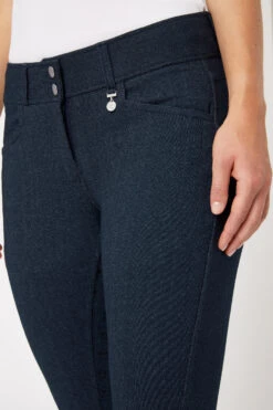 Horze Damen Jeansreithose Mit Silikonvollbesatz Und Hohem Bund -Cavallo Verkäufe 36953 DNB 5