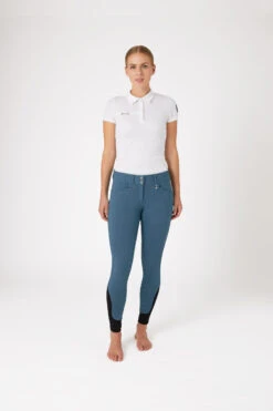 Horze Damen Jeansreithose Mit Silikonvollbesatz Und Hohem Bund -Cavallo Verkäufe 36953 LDB 3