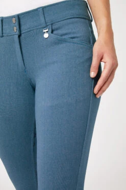 Horze Damen Jeansreithose Mit Silikonvollbesatz Und Hohem Bund -Cavallo Verkäufe 36953 LDB 5