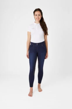 Horze Damen Jeansreithose Mit Leder- Und Silikonvollbesatz 17 Horze Damen Jeansreithose Mit Leder- Und Silikonvollbesatz -Cavallo Verkäufe 36958 DNB 3