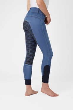 Horze Damen Jeansreithose Mit Leder- Und Silikonvollbesatz 23 Horze Damen Jeansreithose Mit Leder- Und Silikonvollbesatz -Cavallo Verkäufe 36958 LDB 2