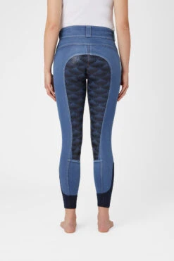 Horze Damen Jeansreithose Mit Leder- Und Silikonvollbesatz 25 Horze Damen Jeansreithose Mit Leder- Und Silikonvollbesatz -Cavallo Verkäufe 36958 LDB 4