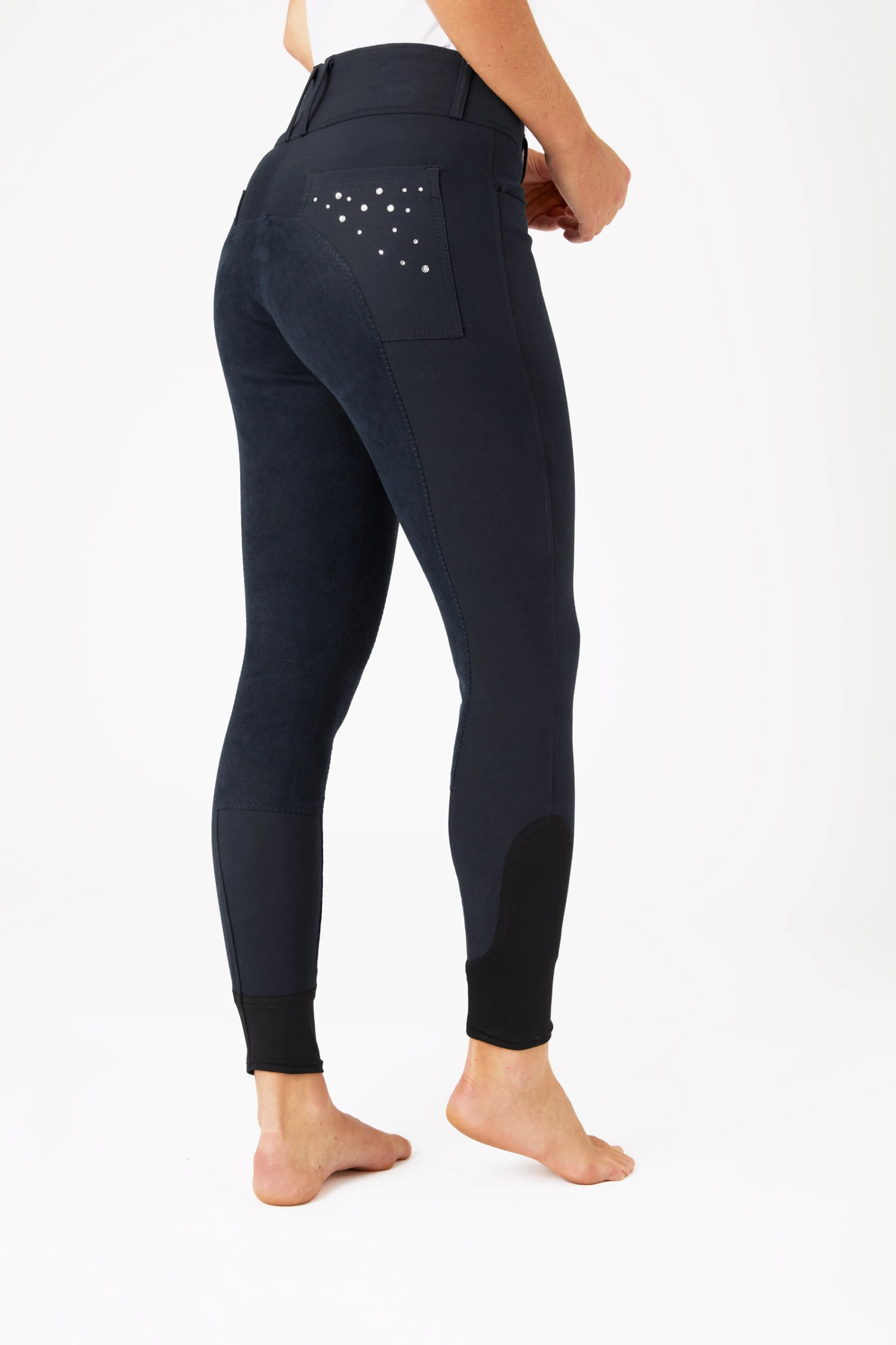 Horze Damenreithose Mit Ledervollbesatz Und Kristalltaschen 10 Horze Damenreithose Mit Ledervollbesatz Und Kristalltaschen – Bild 8