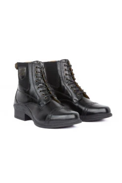 B Vertigo Jupiter Geschnürte Damen Lederreitstiefeletten