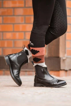 Horze Wexford Damen Reitstiefeletten Mit Frontzipper Und Kunstfell -Cavallo Verkäufe 38266 bl 08