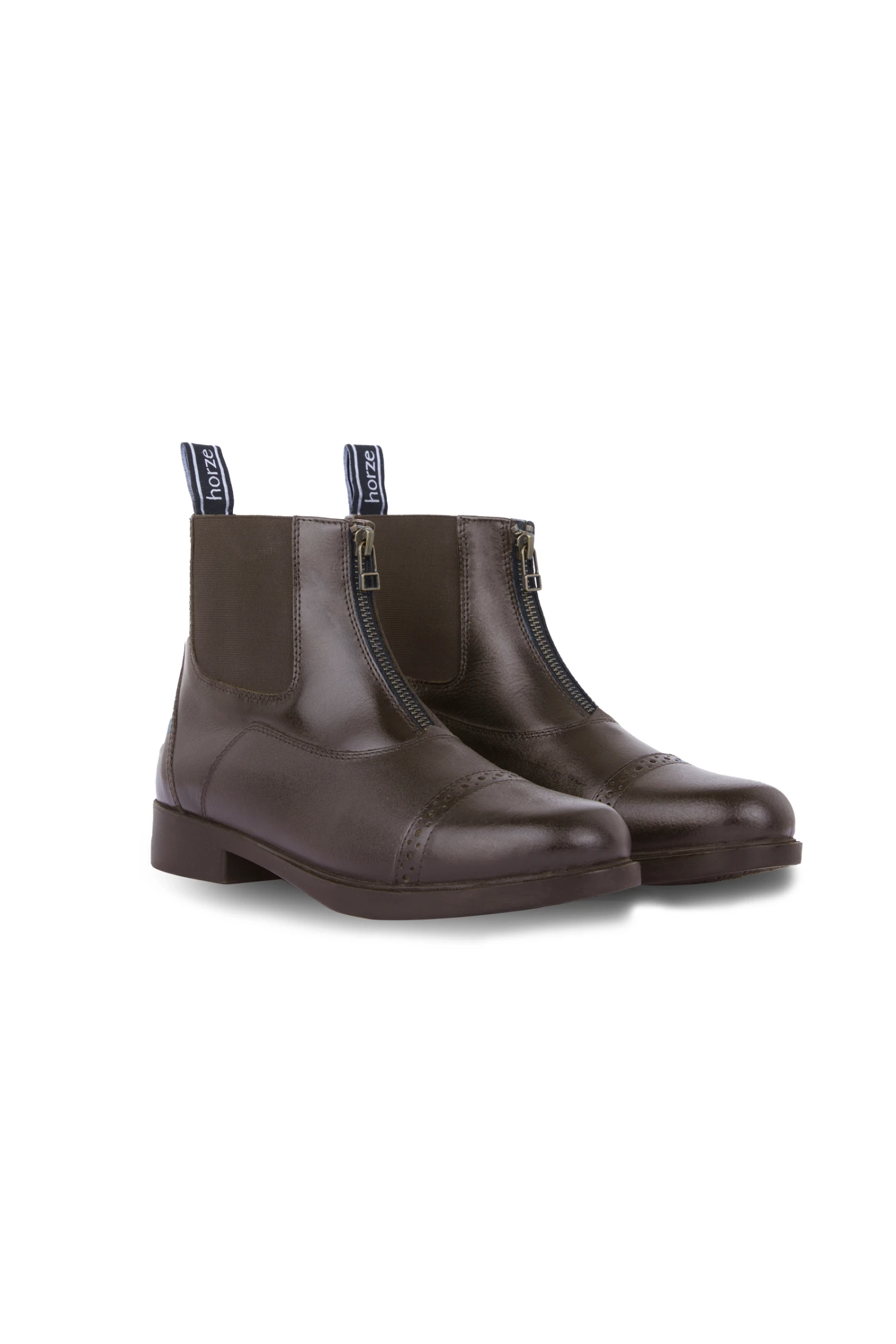 Horze Damen Leder Reitstiefeletten Mit Reißverschluss 10 Horze Damen Leder Reitstiefeletten Mit Reißverschluss – Bild 8