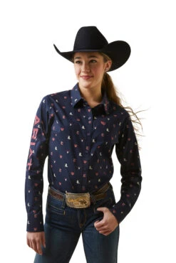 Ariat Team Kirby Damen Stretch Longsleeve Shirt