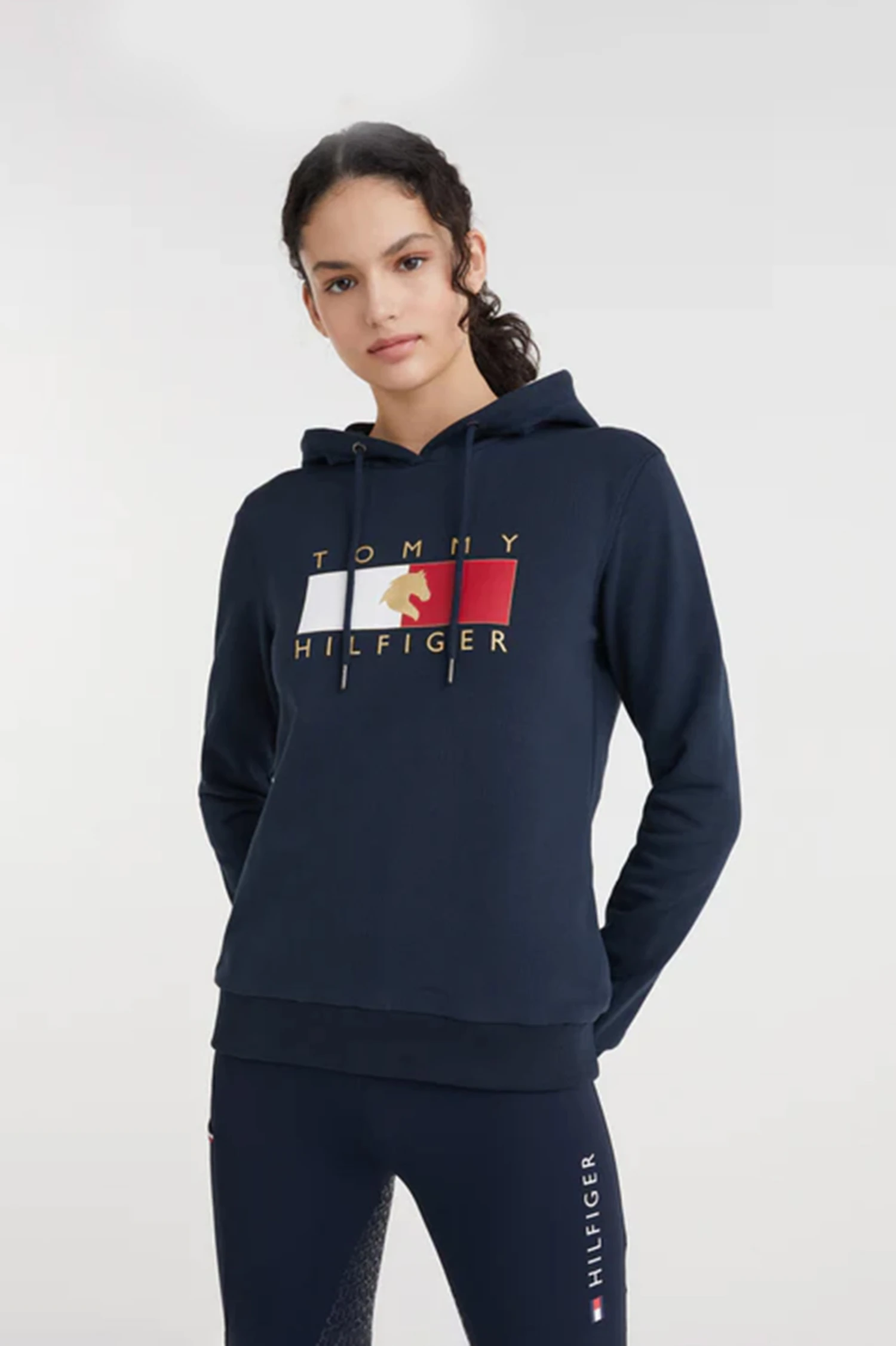 Tommy Hilfiger Golden Style Damen Hoodie 4 Tommy Hilfiger Golden Style Damen Hoodie – Bild 2