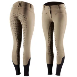 Damen Reithose Mit Silikonvollbesatz Und Hohem Bund 40 Damen Reithose Mit Silikonvollbesatz Und Hohem Bund -Cavallo Verkäufe CP3652 BR 1