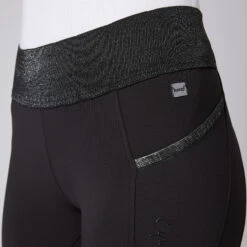 Reitleggings Für Damen Mit Vollbesatz Und Glitzerbund -Cavallo Verkäufe CP3690 BL 4