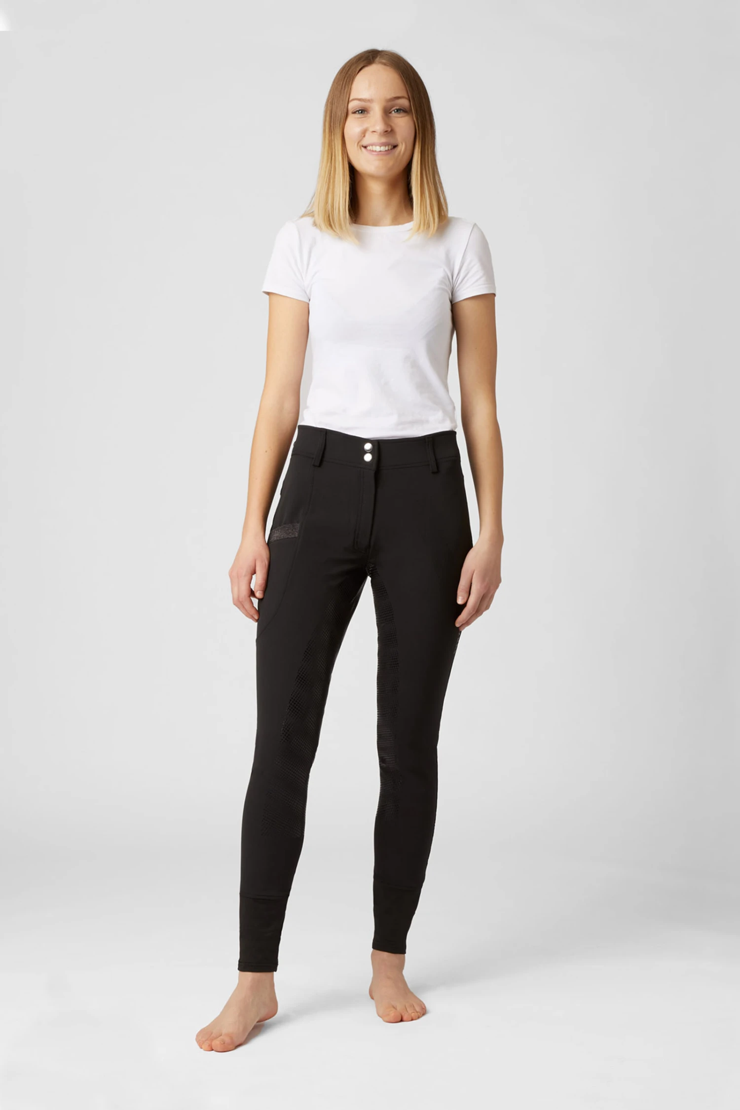 Horze Vollbesatzreithose Mit Hohem Bund Und Handytasche 5 Horze Vollbesatzreithose Mit Hohem Bund Und Handytasche – Bild 3