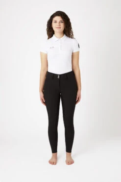 Horze Thermo Softshellreithose Für Damen Mit Hohem Bund Und Kristallen -Cavallo Verkäufe cp3592 bl 03