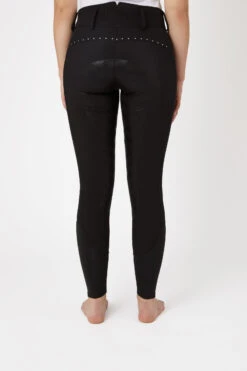 Horze Thermo Softshellreithose Für Damen Mit Hohem Bund Und Kristallen -Cavallo Verkäufe cp3592 bl 04