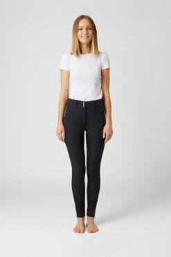 Horze Thermo Softshellreithose Für Damen Mit Hohem Bund Und Kristallen -Cavallo Verkäufe cp3592 db 03