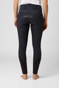 Horze Thermo Softshellreithose Für Damen Mit Hohem Bund Und Kristallen -Cavallo Verkäufe cp3592 db 04