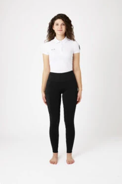 Horze Reitleggings Für Damen Mit Silikonvollbesatz Und Handytasche -Cavallo Verkäufe cp3593 bl 03