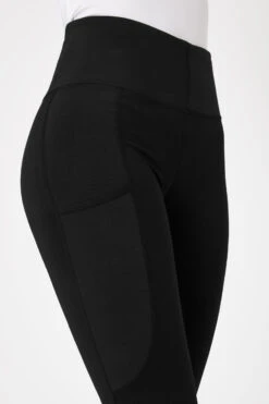 Horze Reitleggings Für Damen Mit Silikonvollbesatz Und Handytasche -Cavallo Verkäufe cp3593 bl 05