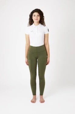 Horze Reitleggings Für Damen Mit Silikonvollbesatz Und Handytasche -Cavallo Verkäufe cp3593 dgr 03