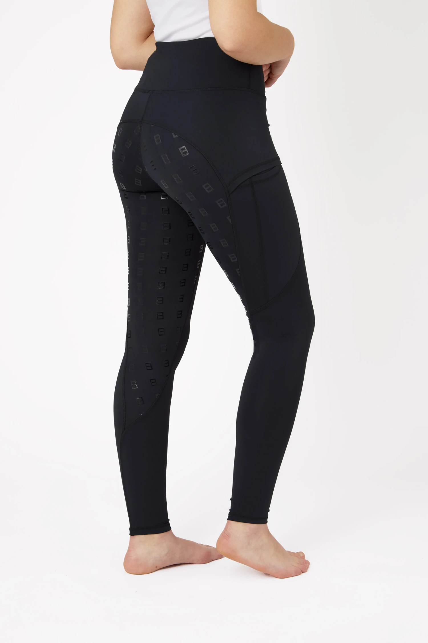 Reitleggings Mit Vollbesatz Für Damen Aus Silikon Mit Hohem Bund 4 Reitleggings Mit Vollbesatz Für Damen Aus Silikon Mit Hohem Bund – Bild 2
