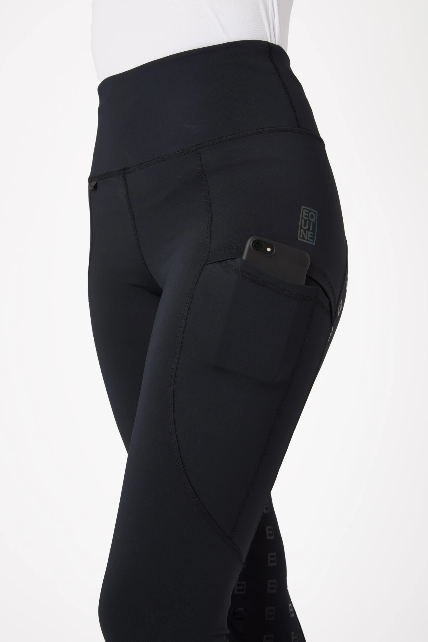 Reitleggings Mit Vollbesatz Für Damen Aus Silikon Mit Hohem Bund 8 Reitleggings Mit Vollbesatz Für Damen Aus Silikon Mit Hohem Bund – Bild 6